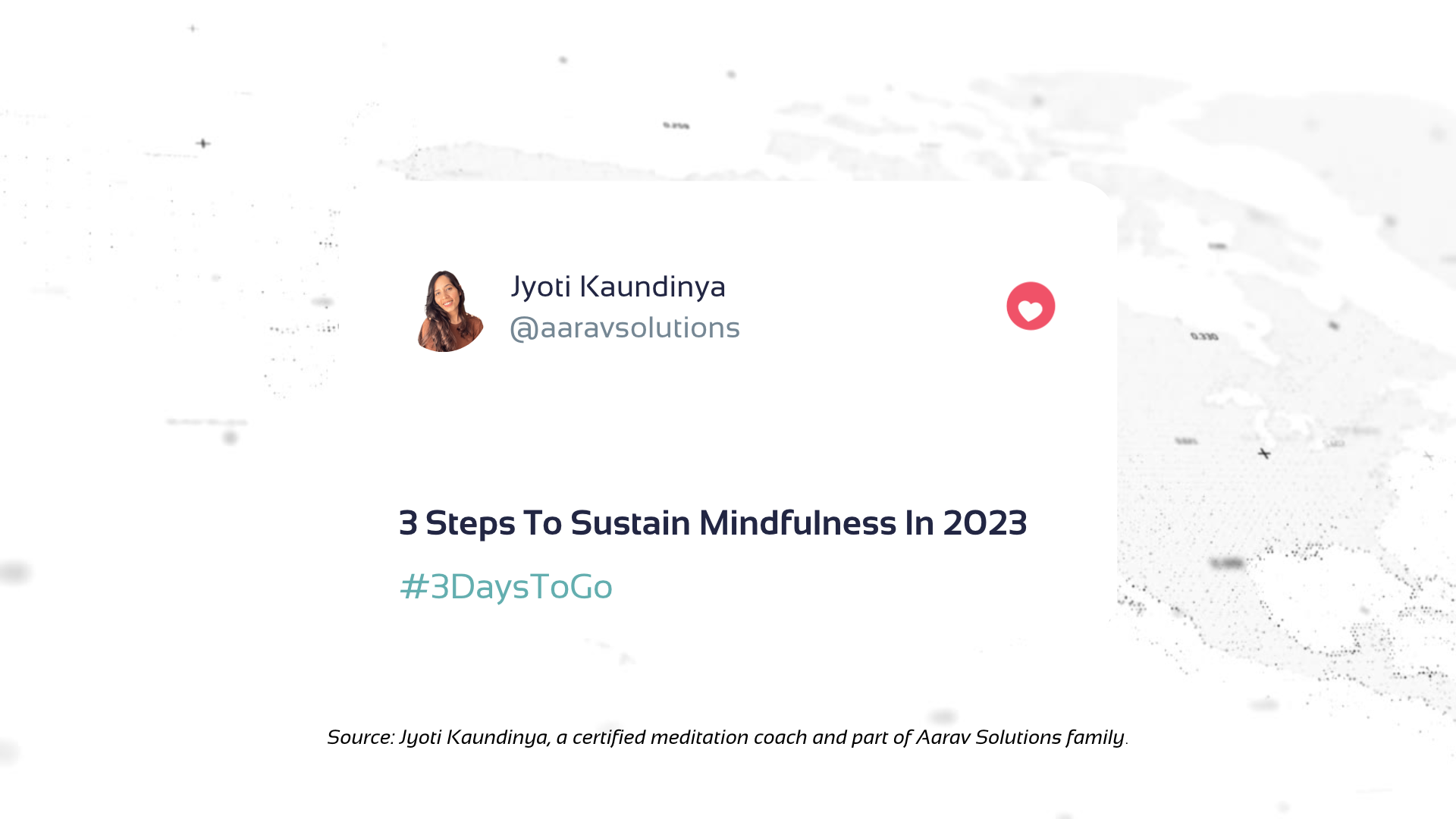 3 Steps To Sustain Mindfulness In The Year 2023